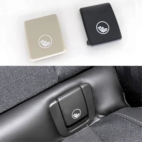 ISOFIX-beskyttelse til autostol bagtil til V60 V90 XC40 XC60 S60 S90 Bil Bag Sort