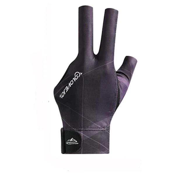 Snookerhandske Billardhandske SORT&LILLA black&purple