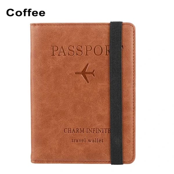 Passholder Passveske Kortholder KAFFE kaffe
