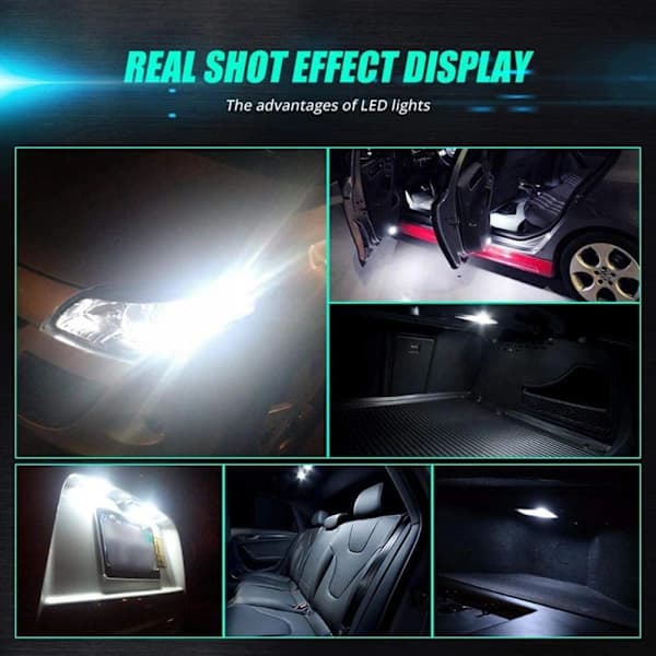 10 stk./sæt Bil COB-lampe LED-signallys sidelys