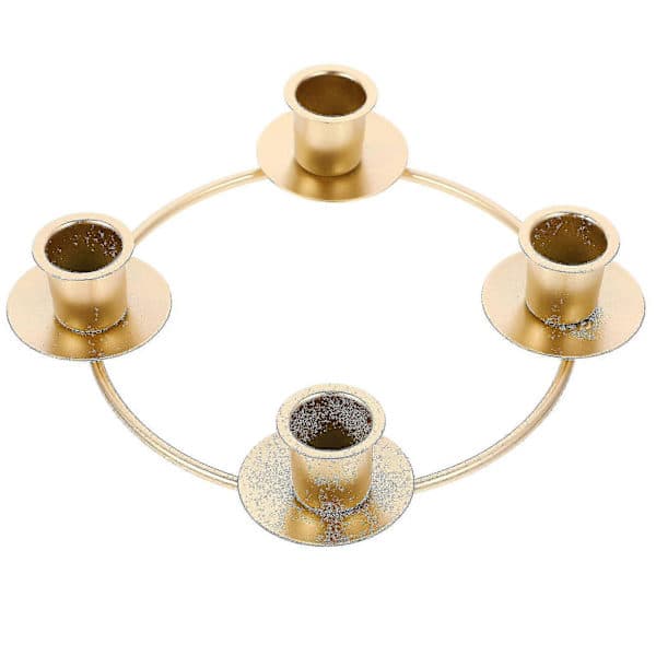 |NN| Adventsstake Krans Jern Lysestake Ringformet Lysestake Adventsstake