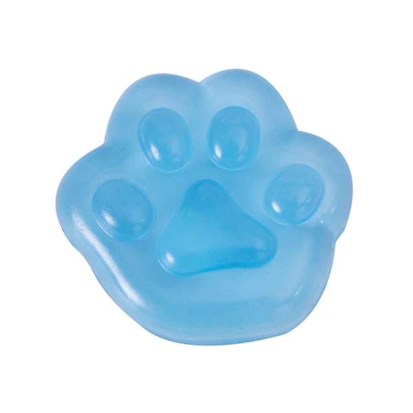 5 stk./pakke Klar Kattepote Stress Squeezer Trick Legetøj 4,0 cm/1,6 tommer Jelly Blød Squishy Angst Legetøj til Børn og Voksne