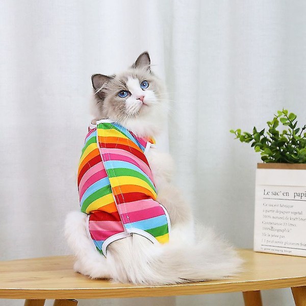 Cat Recovery Suit Cat Sterilization Kläder Andningshalsband Alternativ