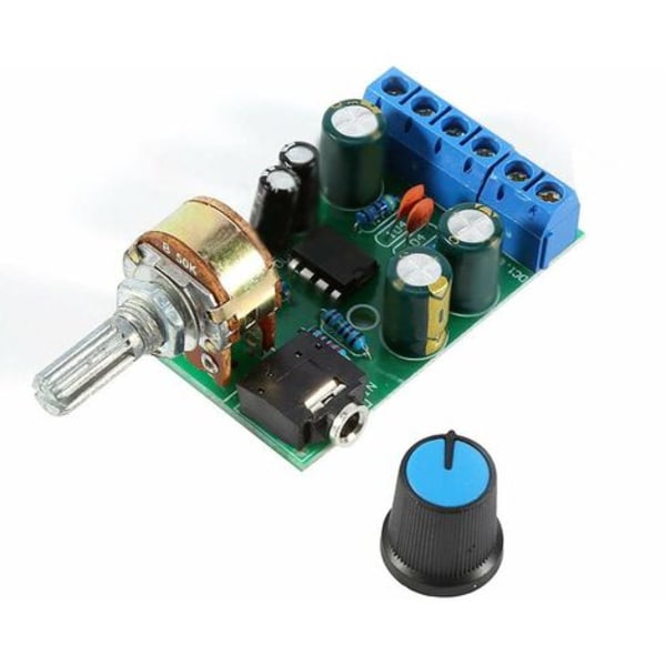 DC1.8-12V TDA2822M Lågspännings Stereo Ljudförstärkarmodul 2 Kanal Ljudförstärkningskort AUX 3.5mm/NC/