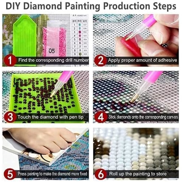 Diamond Painting Kit för Vuxna - Stitch, Diamantmålning Gem Art Craft DIY Hemvägg Dekor 12 x 16 tum (Galaxy Stitch Diamond Painting)