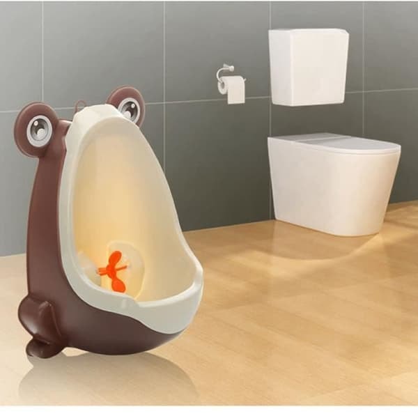 {NT} baby urinal potte til børn pottetræning - brun