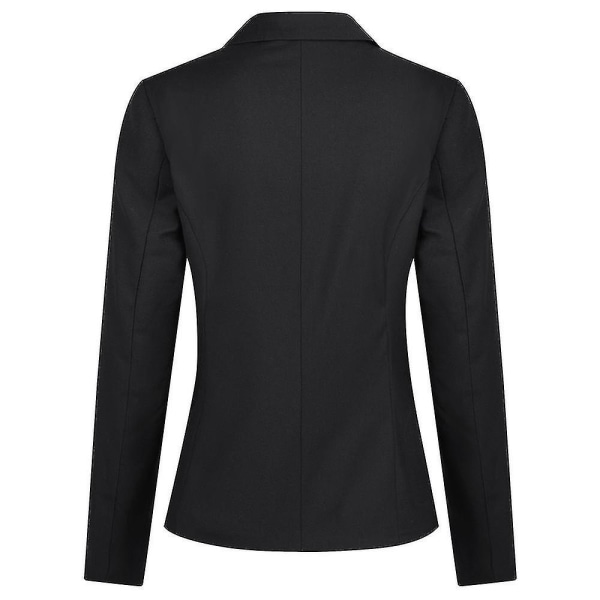 Dam 2-delad Office Lady Business Suit Set Fit Blazer Kjol L Black