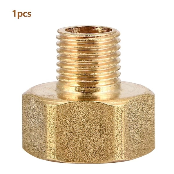 1/2 Hun til 1/4 Han Lige Kobber Reducer Messing Rørfittings-WELLNGS/NT/