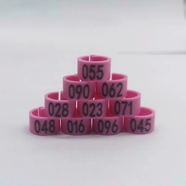 Due Ringer Fugl Clip Ringer ROSA Pink