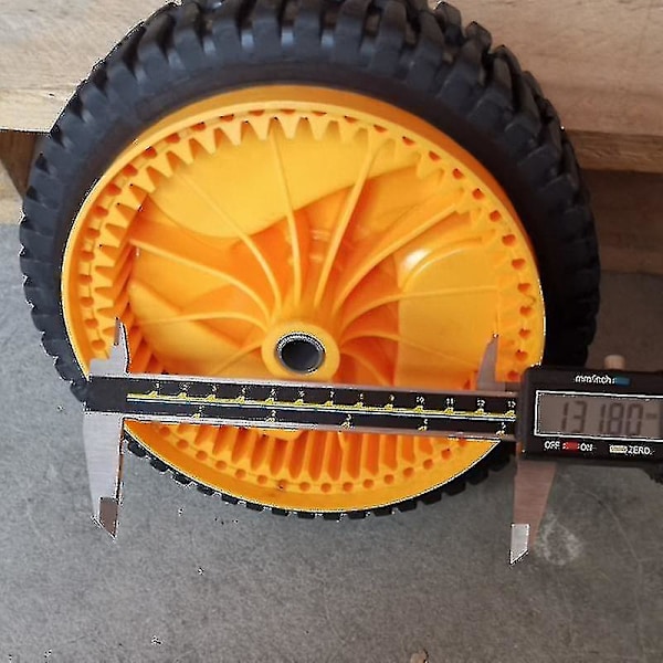 2 kpl 196 mm ruohonleikkurin pyörää Husqvarna Mcculloch 5324025-67 -malleihin