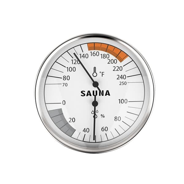 [NT] Badstu romtermometer og hygrometer - Fahrenheit