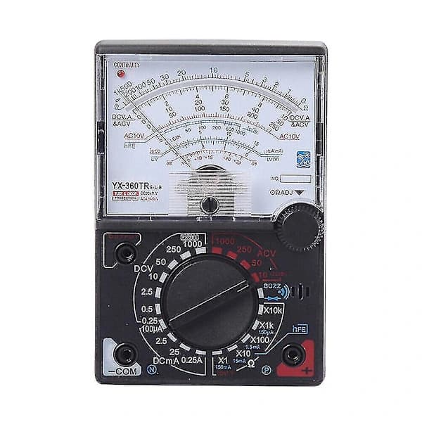 DC & AC -360TR Analogt Mätinstrument Multimeter Multitestare Säkert Diodskydd