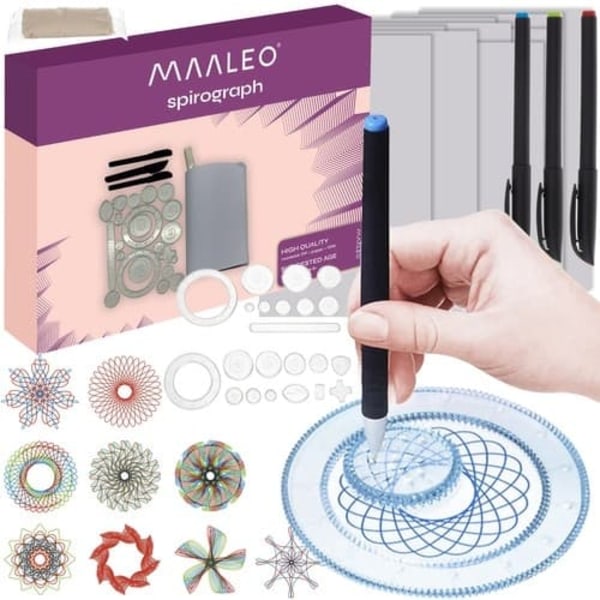 [NT] Spirograf Sæt med Penne - 26 dele