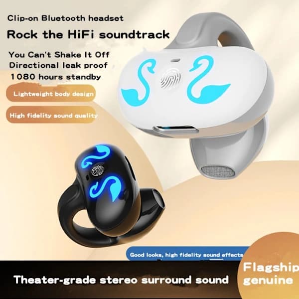 Trådløse hovedtelefoner Bluetooth Trådløst headset GRØN Grøn