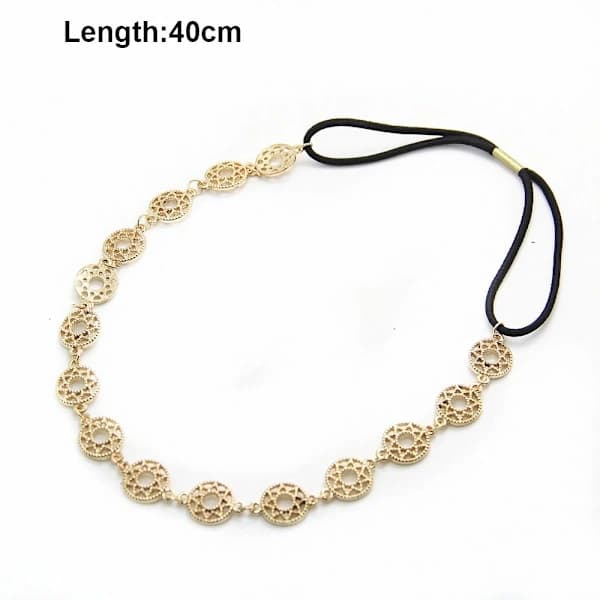 5 st Elastiskt hårband Retro Ros Blomma Hårband 1 1 1
