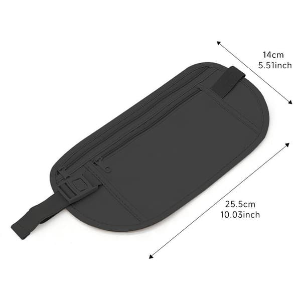 [NT] Smidig RFID-löparbälte för säker träning Svart