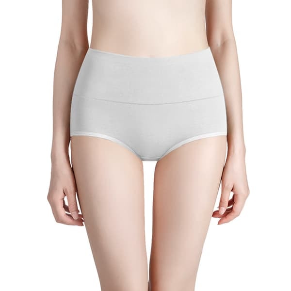 [NT] Hög midja damtrosor i ren bomull, 4-pack