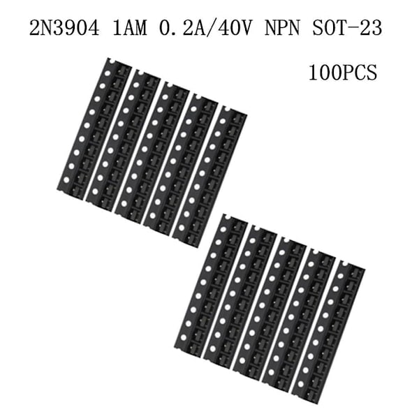 100 st 2N3904 SOT-23 J3Y S8050 SMD NPN Transistor MMBT39041AM-WELLNGS/NT/