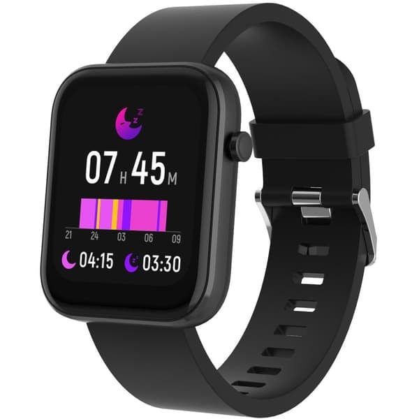 SW-182B Bluetooth smartklokke med pulssensor, blodtrykk og oksygenmåler_NN