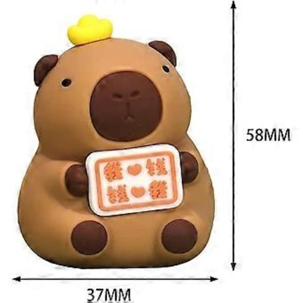 Mini Capybara Skulptur - Skrivbordsdekoration