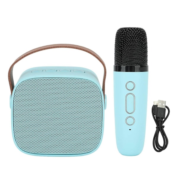 Bærbar Bluetooth Karaoke-højttaler med 1 trådløs mikrofon