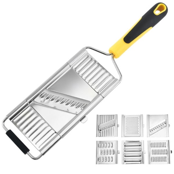 [NT] Multipurpose Stainless Steel Vegetable Grater Manual Fruit Carrot Potato Slicer Practical Kitchen Gadgets