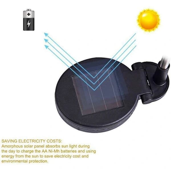 /NN/3-pak Solcellelampe til Haven, Dekorativ LED-lampe{F2}