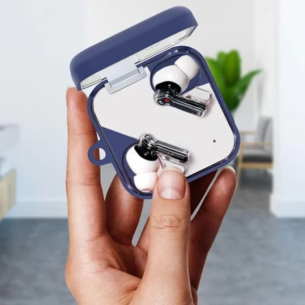 Langaton kotelo Bluetooth-kuulokesuoja MUSTA Musta