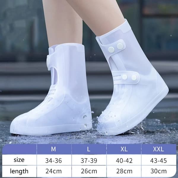 Cover Regnskor Boot WHITE M valkoinen M