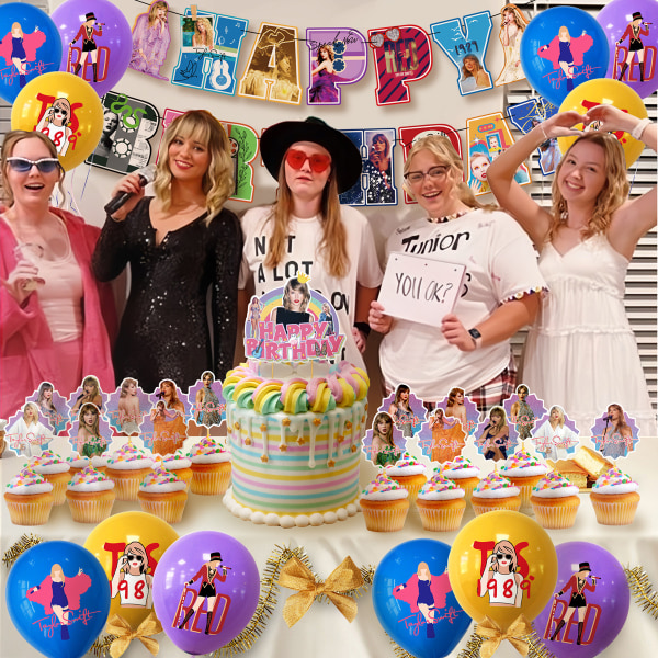 Taylor Swift set: Ge din Taylor Swift-fans födelsedagsfest till liv!
