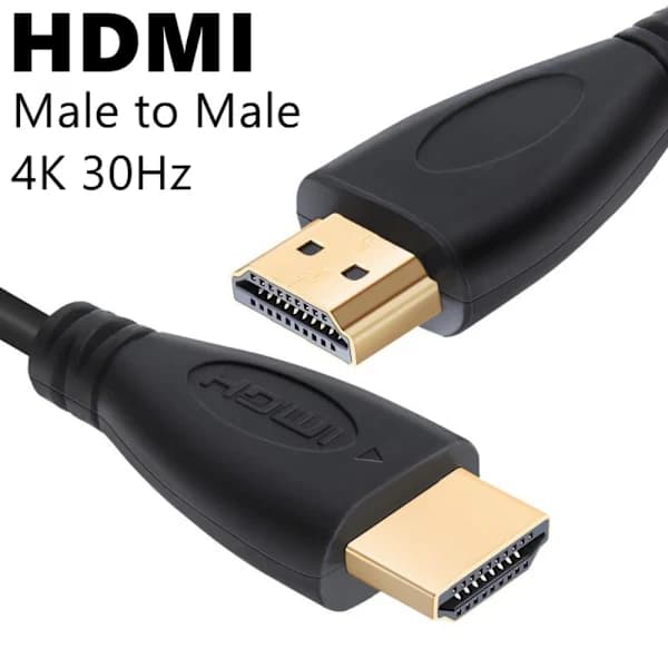 HDMI-kabel til lyd og video 0,3M 0.3m