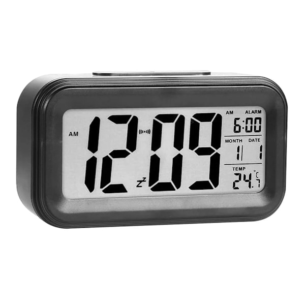 /NN/digitalt vækkeur, smart natlampe, LCD-ure, sort, blå, hvid, pink, 24 timers forsendelse, ny blå