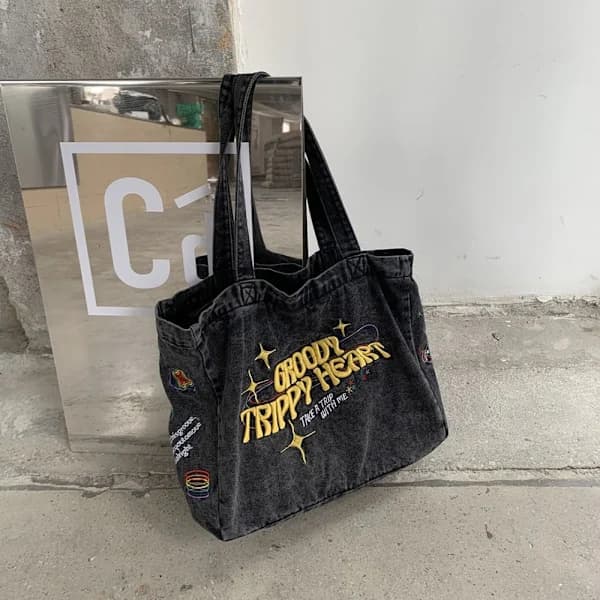 Skuldertasker Denimtaske 2 2 2