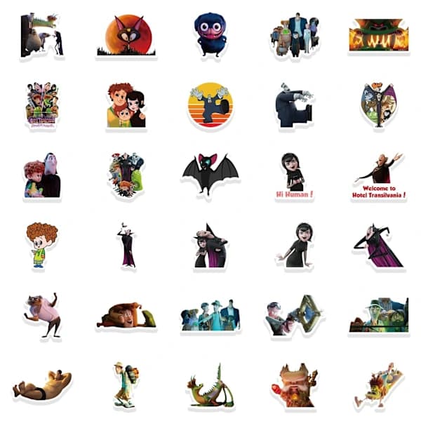 60 kpl Hotel Transylvania -elokuva Mavis Dracula Jonathan Graffititarroja