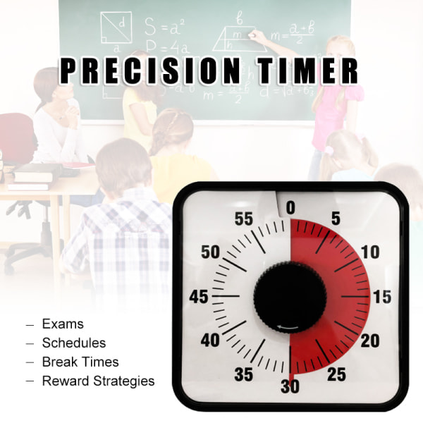 [NT] Visuell Timer 60 Minutter Tidsinnstillingssett Bak Ben Stativ Nedtellingstimer