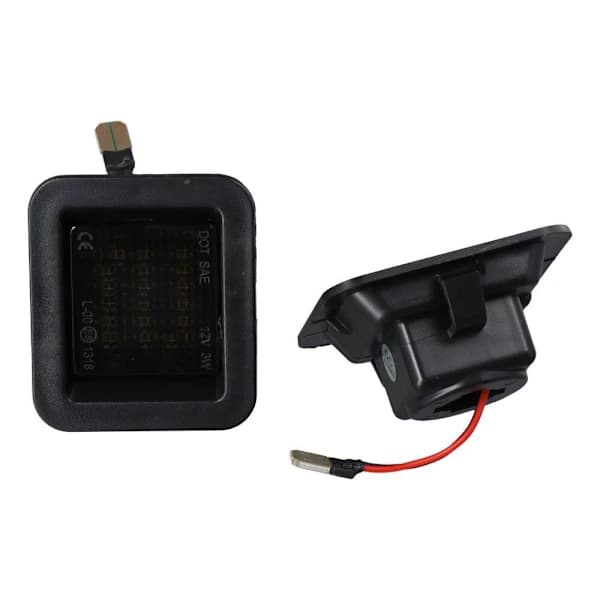 1 par LED-registreringsskyltsbelysning STIL 3 Stil 3