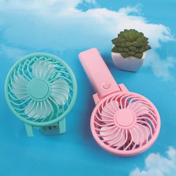 Håndholdt Mini Ventilator Personlig Ventilator BLÅ