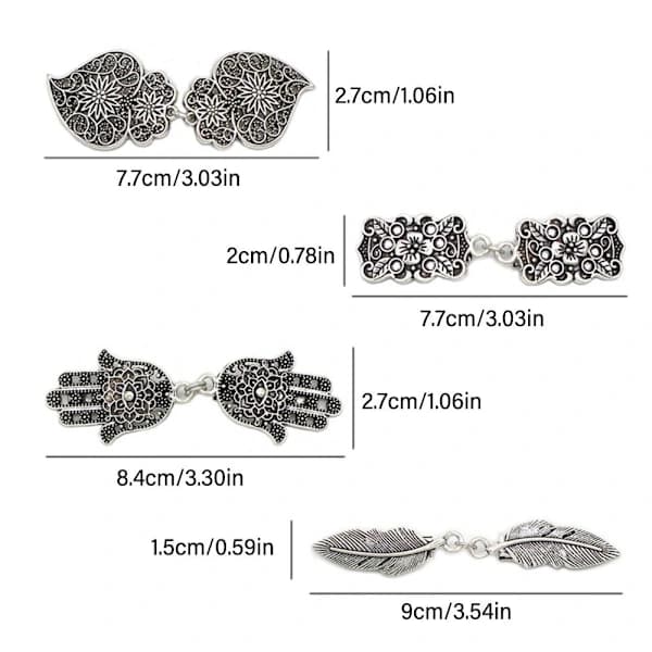 Neuleklipsi Sjal Brosch STYLE 3 STYLE 3 Style 3