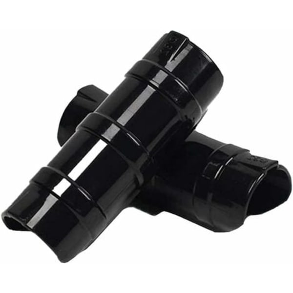 24 stk. Havebygninger Rørklemme PC Drivhusramme Rørklemmer Rørfilmklemme til Drivhus Bannerramme Skure Sort 19 mm/NC/