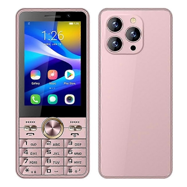 /NN/UNIWA A3501 2GB 16GB Älypuhelin 3,5 tuumaa Whatsapp Android 8 Puhelin 2500mAh Akku - Monivärinen Ruusukulta