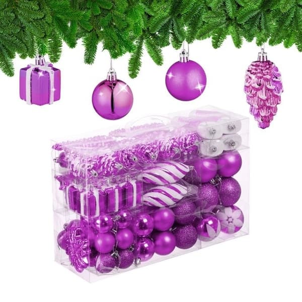 Julgranskulor i set om 72 st