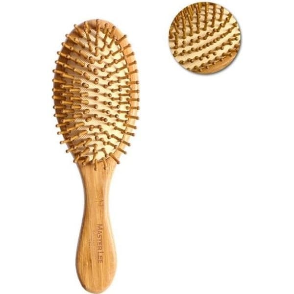 {NT} Bambukamm - Ospecificerad - Antistatisk - Huvudmassage - Ergonomisk design - Lätt och bärbar