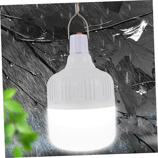 3 stk. LED Teltlampe Camping Hvid Udendørs Nødlys