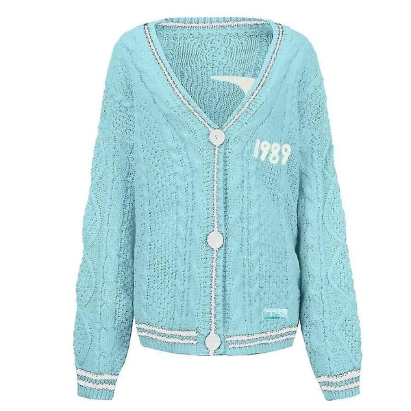 1989 Cardigan Taylor Swift Cardigan Ts Merch Folklore Cardigan 2024 Ny design Julklappsidé för fans, tjejer och döttrar M