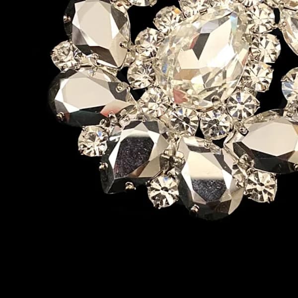 Överdrevne Rhinestone Åbne Ringe Krystal Fingerring STIL 3 Stil 3