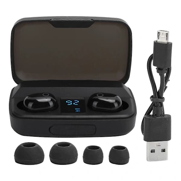 Bluetooth In-Ear Headphones TWS Wireless Headset Touch Control Digital Display Earbuds