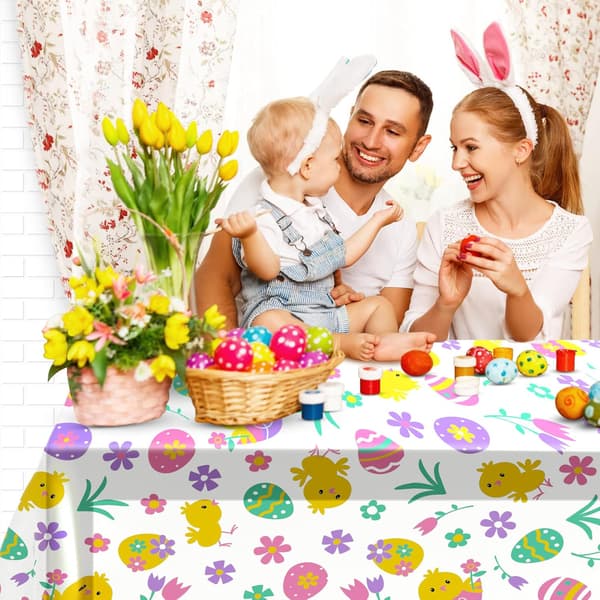 Easter Tablecloth 137cmx274cm