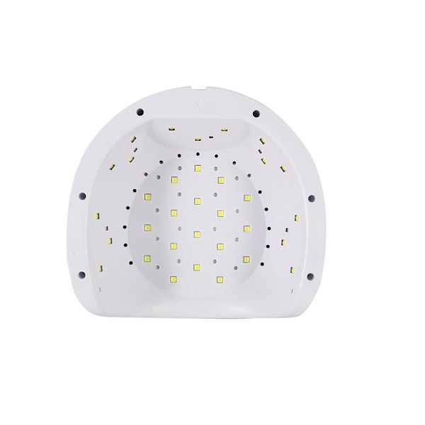 48W UV/LED-lampa med timer Vit White
