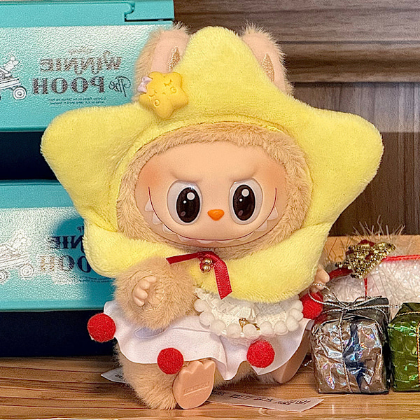 /NC/Heta Labubu Söta Babykläder, en Komplett Uppsättning Överrasknings Halloweenkostymer, Anpassade med Dina Egna Dockor Yellow adorable chicken