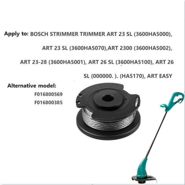 Siimapää Bosch ART 23 SL ART 26 SL Trimmeriin F016800385/NC/